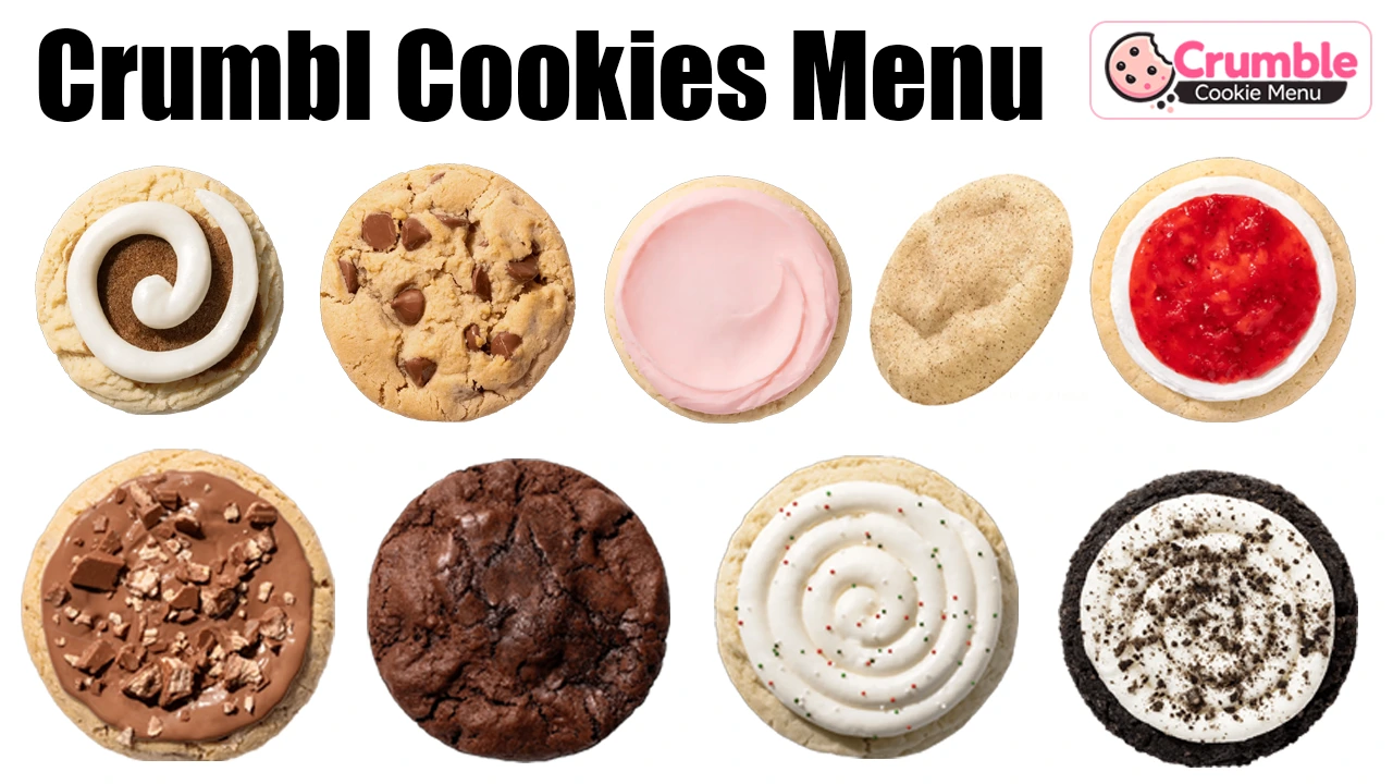 Crumbl Cookies Menus With Prises