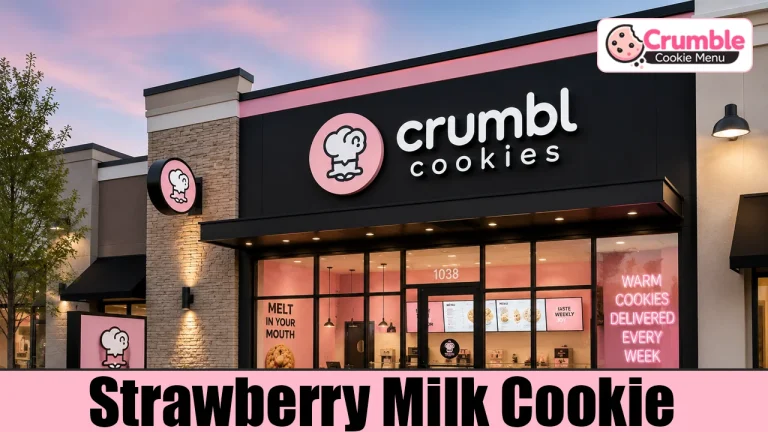 Strawberry Milk Cookie Menu