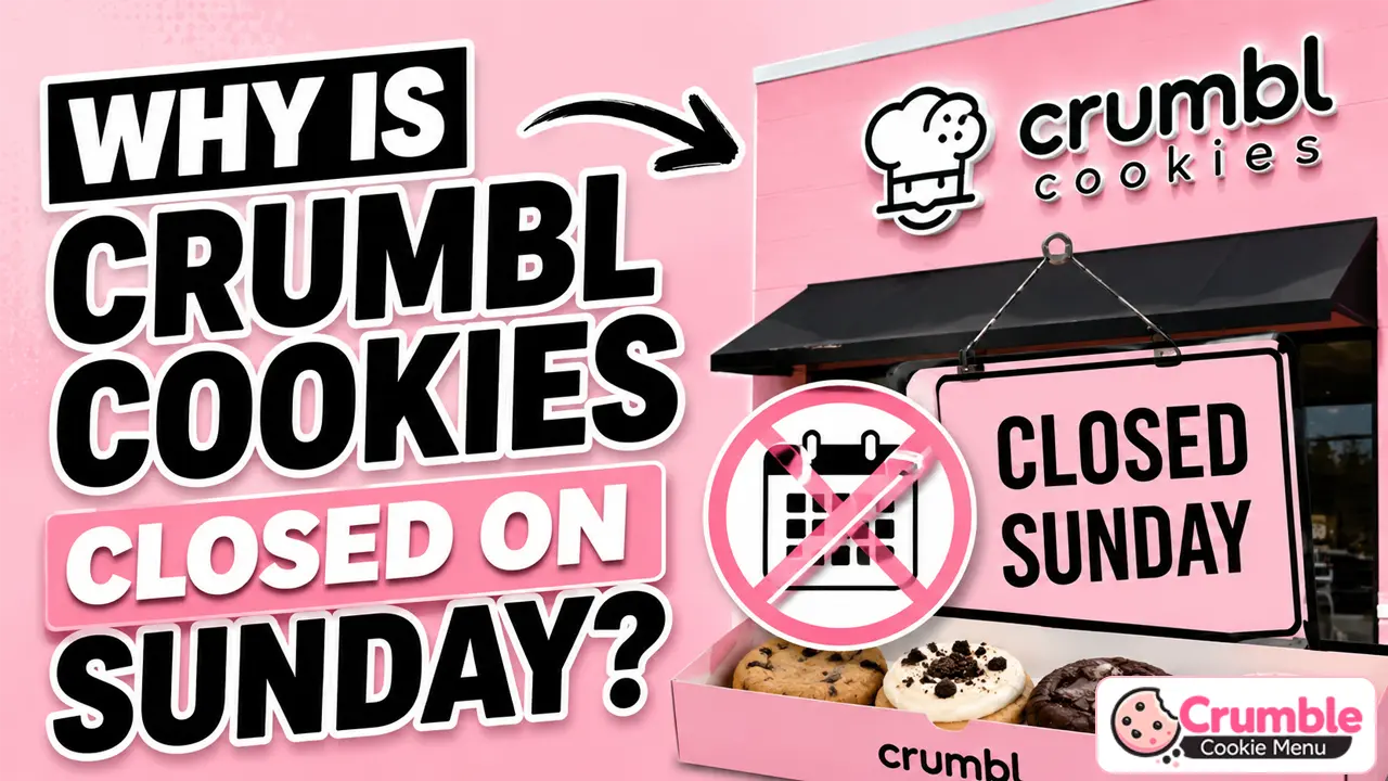 Why Is Crumbl Cookies Closed on Sunday Full Guide