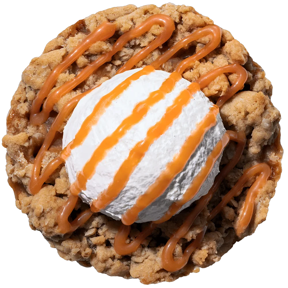 Caramel Apple Crisp Cookie