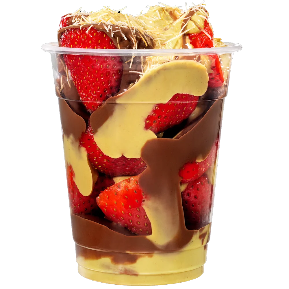 Dubai-Style Chocolate Strawberry Cup
